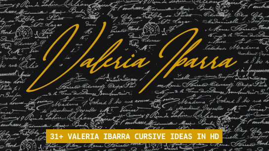 Valeria Ibarra name signatures